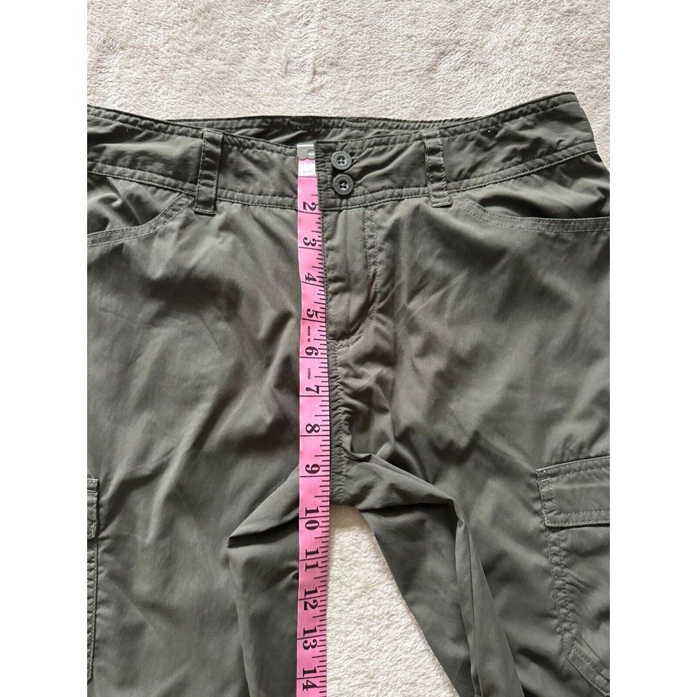 Patagonia Women's Green Water Cargo Shorts Pockets Outdoor Hiking Bermuda Sz 2 - Picture 10 of 12
